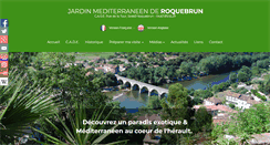 Desktop Screenshot of jardin-mediterraneen.fr