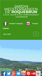 Mobile Screenshot of jardin-mediterraneen.fr